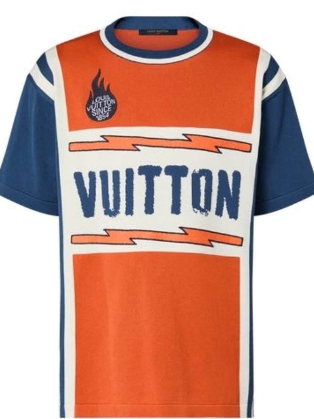 Louis Vuitton Colorblock Pattern T-Shirt